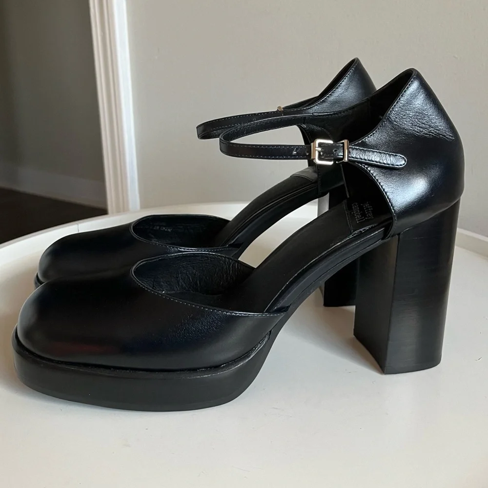 NEW Jeffrey Campbell Star-Man Platform Black Size 11 Goth